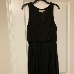 LOFT Black Sleeveless Dress Medium
